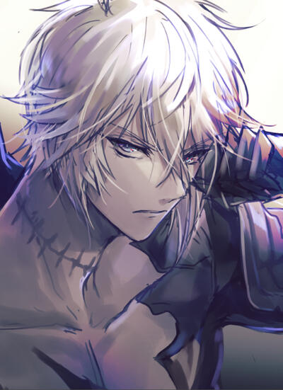 A closer look to his stitches.